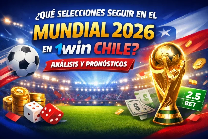 ¿Qué selecciones seguir en el Mundial 2026 en 1win Chile?